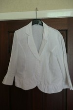 Steilmann Shorter Length White Jacket - 16