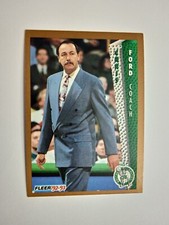 CARD FLEER 92-93 NBA BASKETBALL CELTICS COACH CHRIS FORD n 13