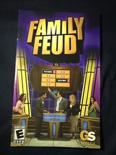 Family Feud PlayStation 2 PS2 Authentic Original MANUAL ONLY