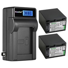 Kastar NP-FH100 Battery  Charger for Sony DCR-SR42 DCR-SR45 DCR-HC94 DCR-HC96