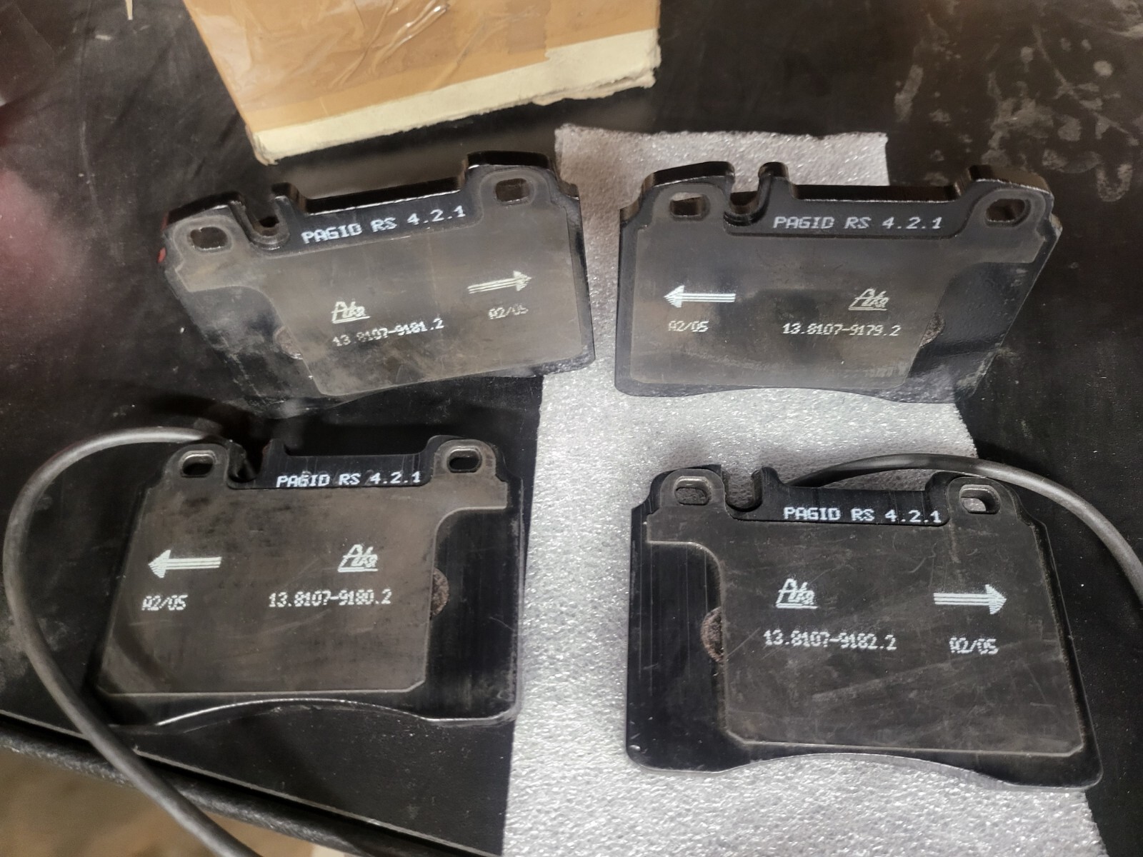 Ferrari 456 GT Front Brake Pads Set - P/N 70000802
