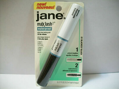 Jane Max Lash 2 Waterproof Mascara #01 Blackest Black