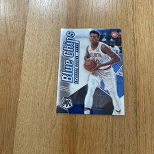2019-20 Panini Mosaic Blue Chips De'Andre Hunter Atlanta Hawks #12 Rookie RC
