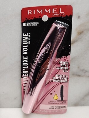 Rimmel LONDON Wonderluxe Volume Mascara, 003 Extreme Black.