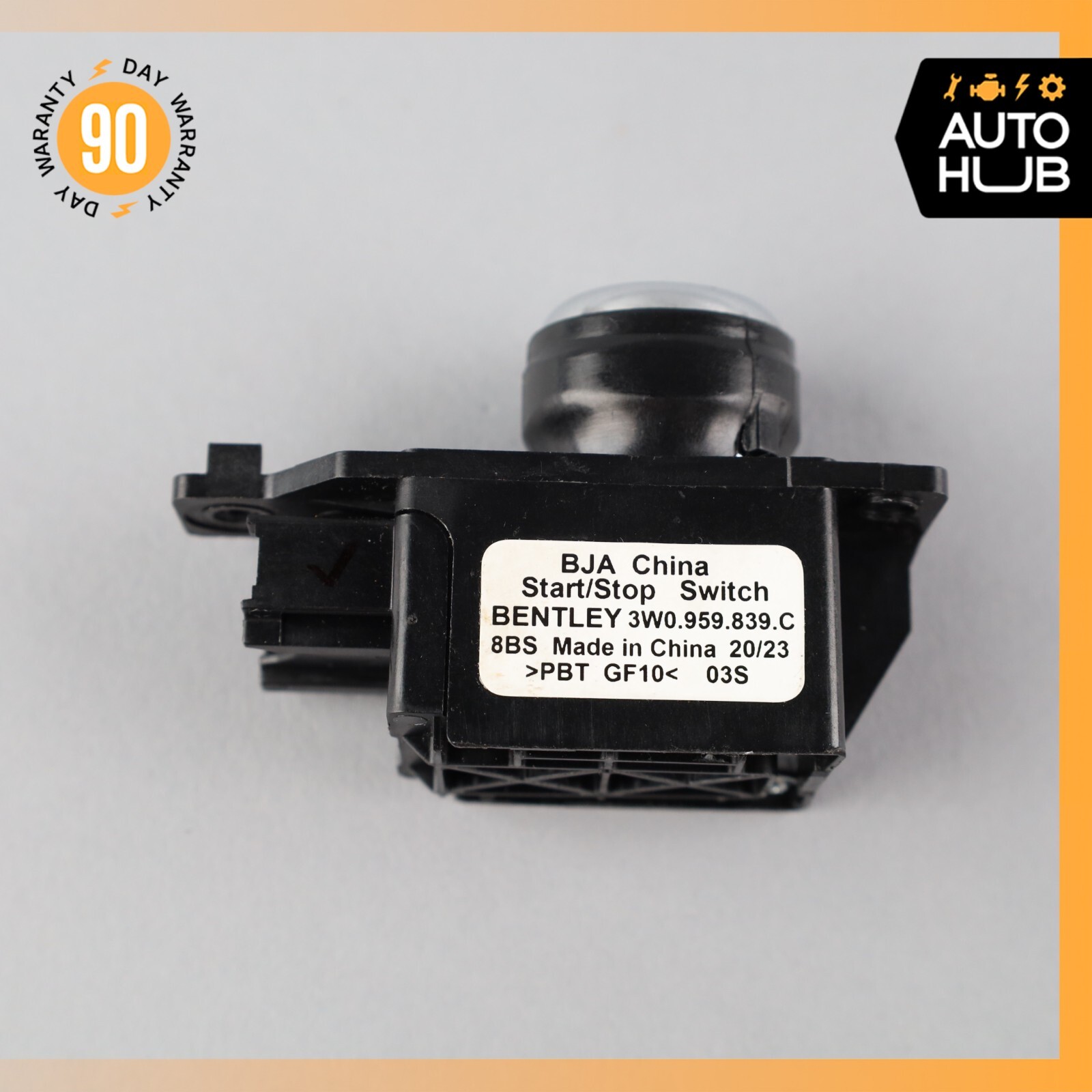 06-13 Bentley Continental GT Flying Spur GTC Push Start Ignition Button OEM 56k