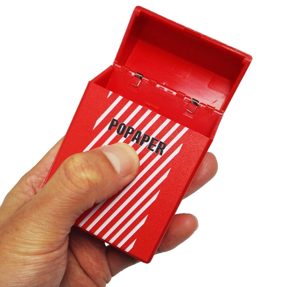 POPAPER Classic Red Cigarette Case Protective Box Holder Normal Size
