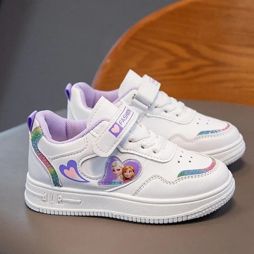Mädchen Prinzessin Sneakers Kinder Casual Sportschuhe Lederschuhe Laufschuhe - Bild 7 von 10