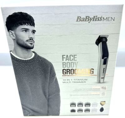 Grooming Kit Babyliss Shaving Machine 10-in-1 Titanium Multi