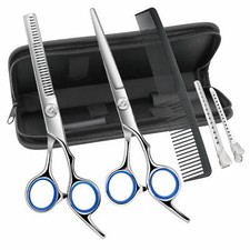 Hair Cutting Shears,6Pcs Haircut Shears Kit with Thinning Scissors Home Use