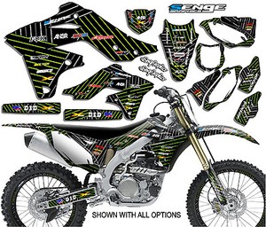 tiger en kreditor Sovereign 1994 1995 1996 1997 KX 80 GRAPHICS KIT KAWASAKI KX80 DECO DECALS STICKERS |  eBay