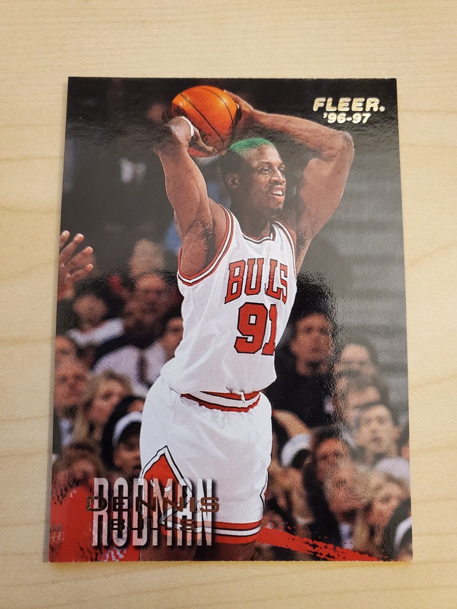 1996-97 Fleer Dennis Rodman #16 Basketball Card - Chicago Bulls | eBay