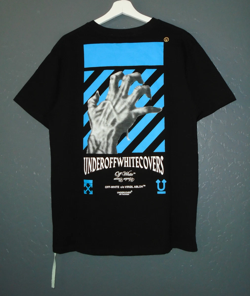 OFF WHITE Virgil Abloh T-Shirt Under Cover Jun Takahashi Black NEW Size MD