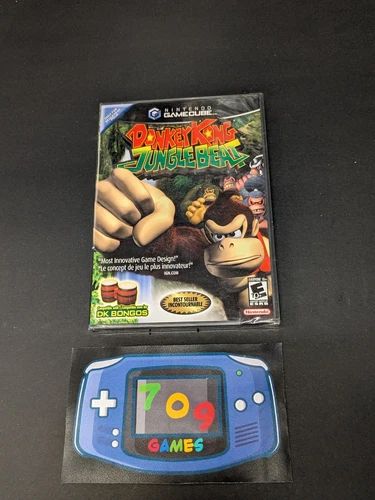 SEALED Donkey Kong Jungle Beat  (Nintendo GameCube, 2004) BRAND NEW