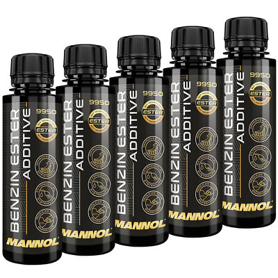 Reiniger 5 X 250 ml Benzin Kraftstoff System Ester Additiv Mannol 9950 Auto PKW