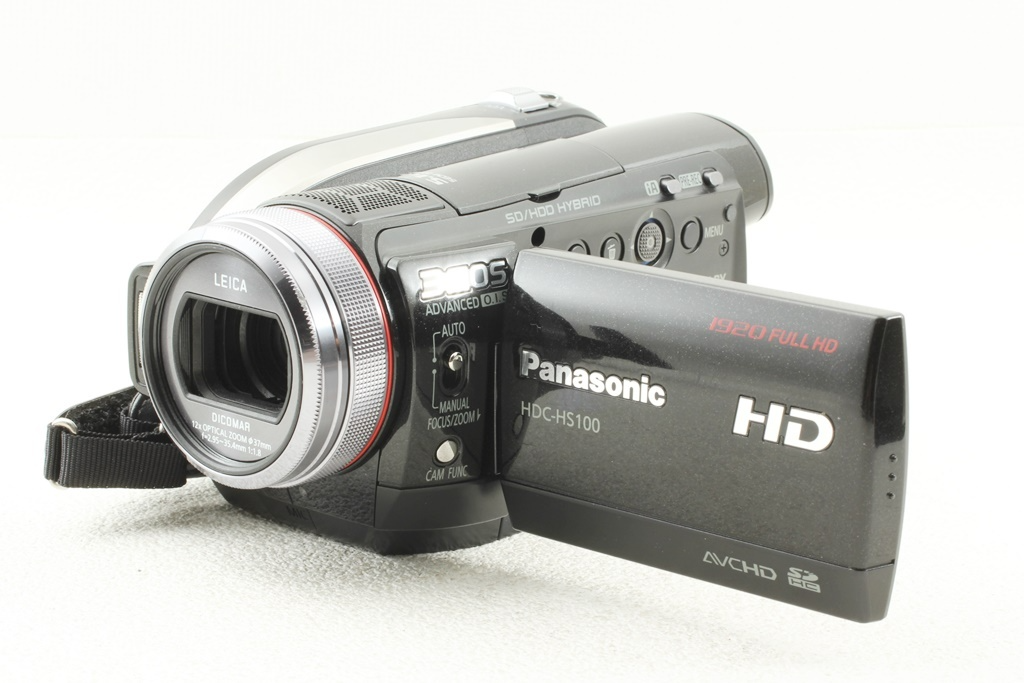 Panasonic HDC-HS100 Camcorder Video Camera English Language