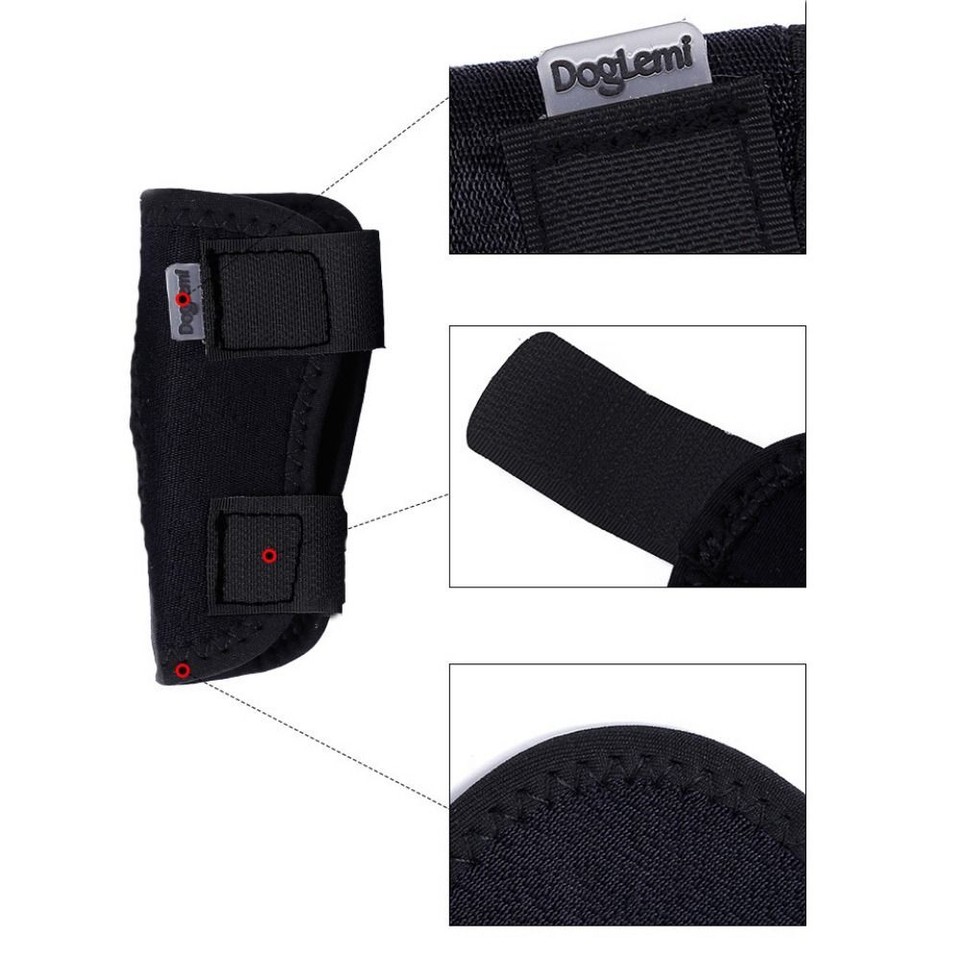2pcs Adjustable Pet Joint Recovery Pad Breathable Dog Leg Brace Wound