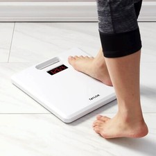 Body Scale  Digital Up to 400 LB With Handle  Antimicrobial Platform Taylor 