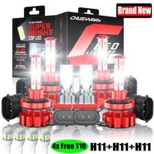 For Chevrolet Impala 2006-2013 Combo Led Headlight Highlowfog Light Bulbs Kit For Chevrolet Impala 2006-2013 Combo Led Headlight Highlowfog Light Bulbs Kit