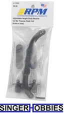 RPM RPM73932 Adjustable Height Body Mounts Black: SLASH 4x4, STAMPEDE 4x4 NEW HH