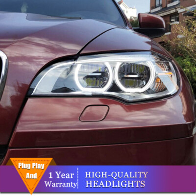 LED Headlights For BMW X6 E71 2008-2015 LED DRL Highlight Turn Signal Lights