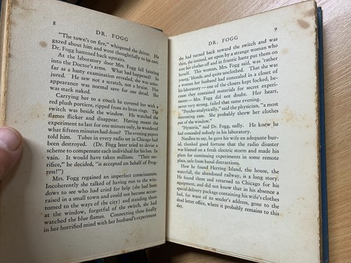 Raro 1929 1ST Edición Norman Matson Doctor Protección Sci-Fi USA Dura Libro (P3) - Picture 7 of 15