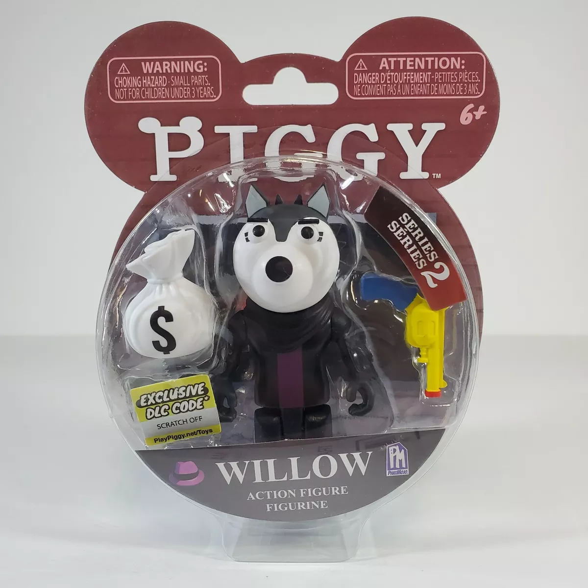 PIGGY WILLOW 3.5” Series 2 Action Figure Wolf Roblox w/ DLC Exclusive Code, New