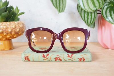 EMMANUELLE KHANH PARIS 5050 41 Deep dark red Sunglasses  display picture 1