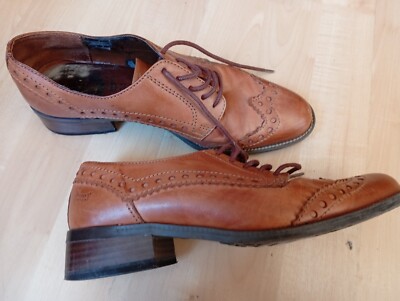 Echtleder Damen Halbschuhe Budapester  EUR 38 Bama