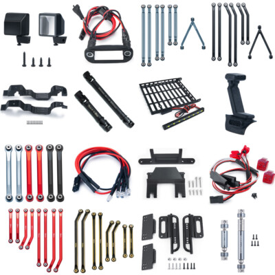 Drive shaft Chassis Links Front Lights Chassis Kit For 1/24 SCX24 Jeep Gladiator