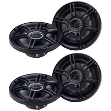 Crunch CS-653 300 Watts 6.5-Inch 3-Way 4 Ohms Car CS Speakers, Black, 2 Pack
