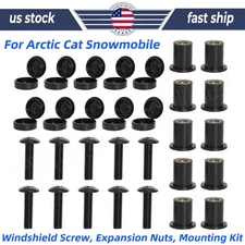 For Arctic Cat Snowmobile Windshield Fasteners Hardware, Screw, Nuts, Mounting