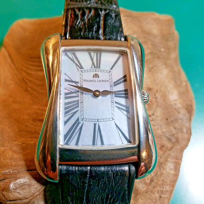 Maurice Lacroix Divina DV5012 SWISS Made MOP Gray Dial Stainless Women's Watch