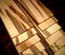8 STUNNING THIN KILN DRIED SANDED AMBROSIA MAPLE 12" X 3" X 1/2" LUMBER WOOD