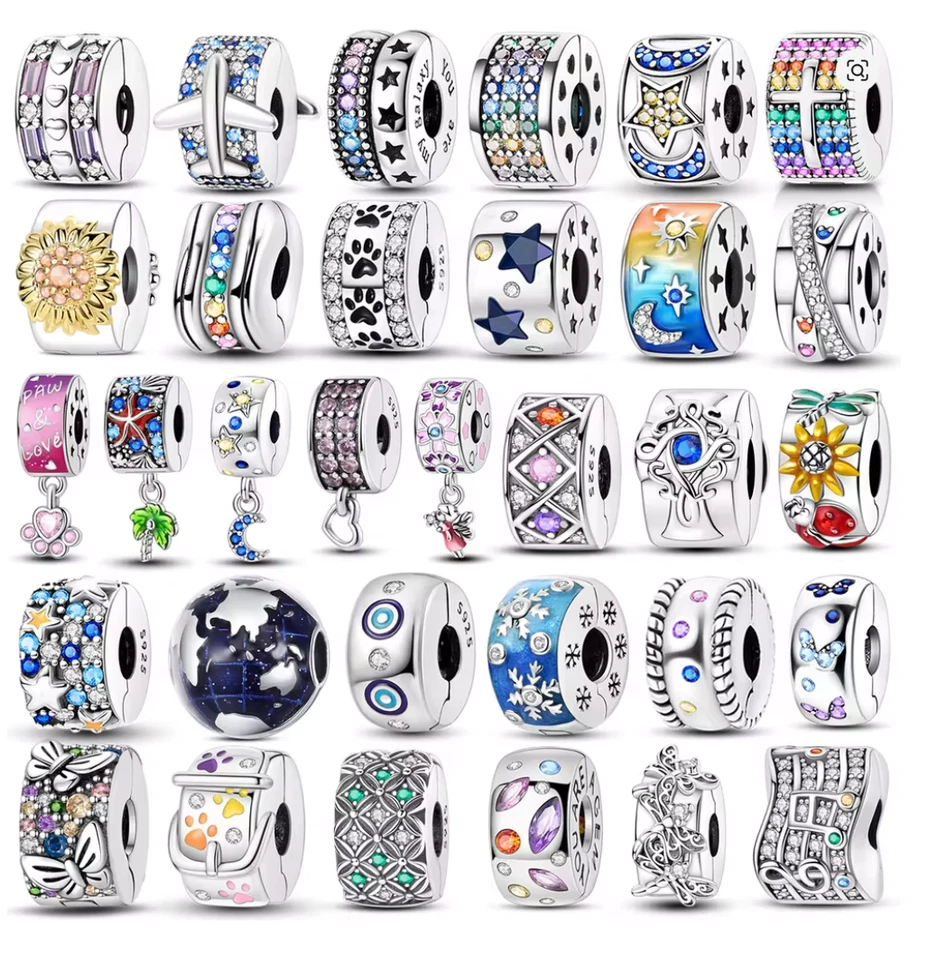 Charms Anhänger Herz Liebe Familie Frau Geschenk Armband 925 Silber 💝 Stopper - Bild 3 von 3