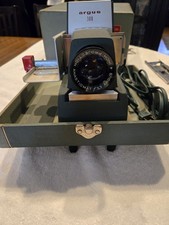Argus 300 Automatic Slide Projector Model III Carry Case Working With Slides