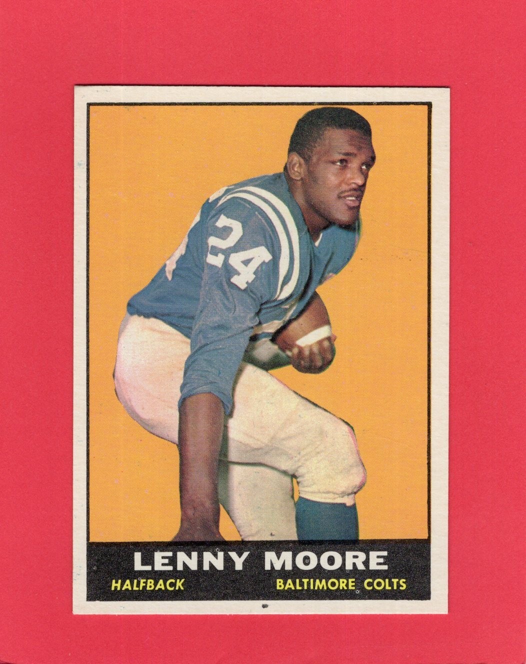 Lenny Moore #2 (Football Cards 1961 Topps) — is it worth grading?