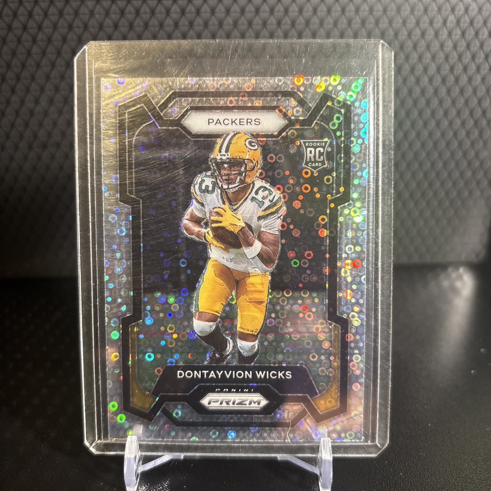 2023 Panini Prizm - Rookies Dontayvion Wicks #333 No Huddle Prizm (RC)