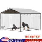 10X10X7 FT Oversized Large Dog Kennel Outdoor Dog Playpen House Fence Pet Crate