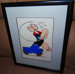 POPEYE THE SAILOR MAN FRAMED PRINT COLLECTIBLE ART