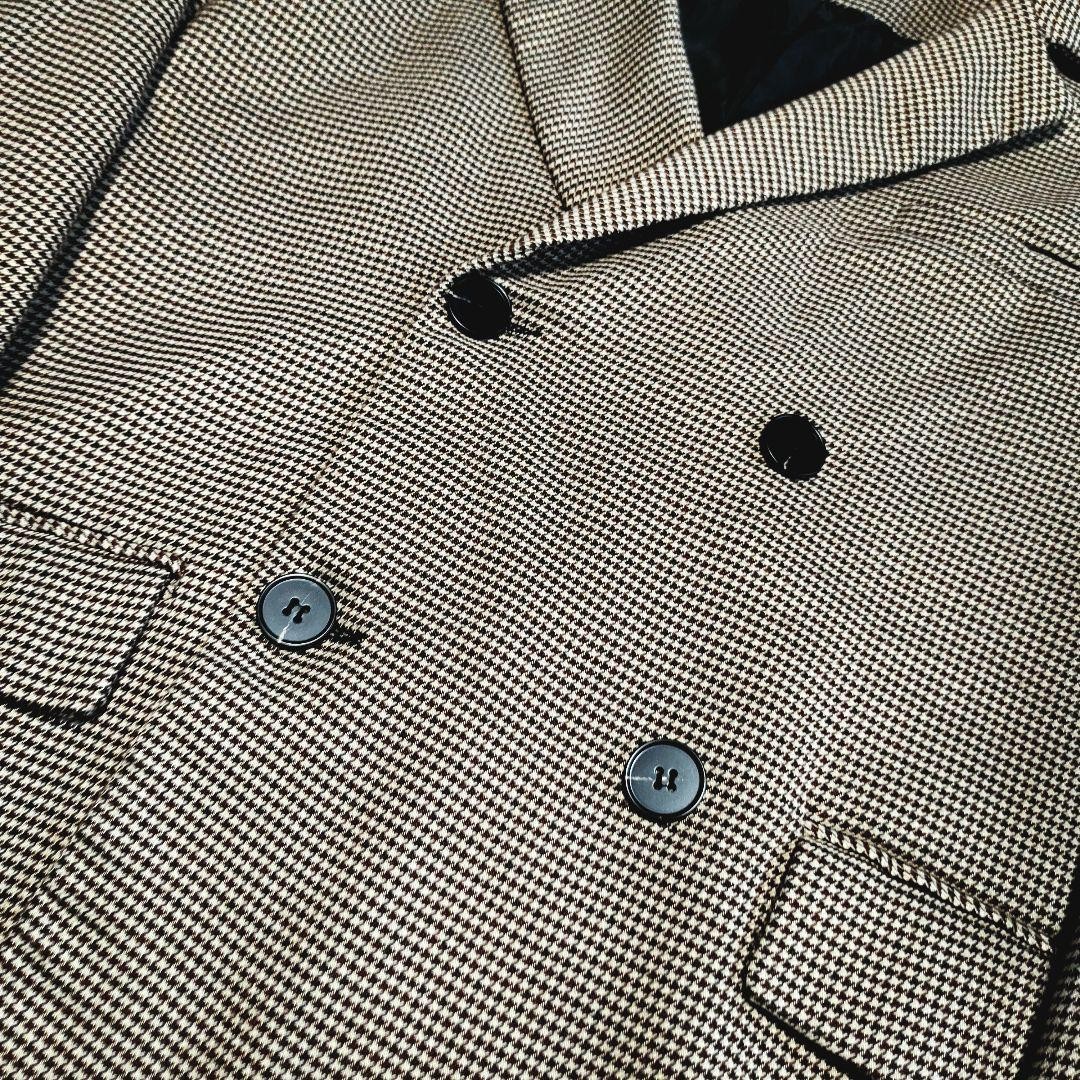 Setup suit double button houndstooth pattern over… - image 4