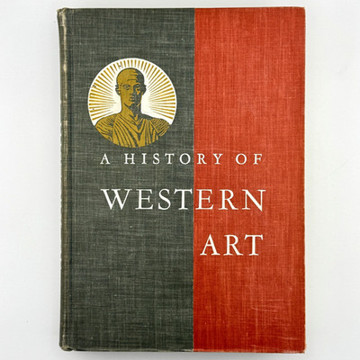 1953 A HISTORY OF WESTERN ART by John Ives Sewall Henry Holt & Co. Vtg Hardcover