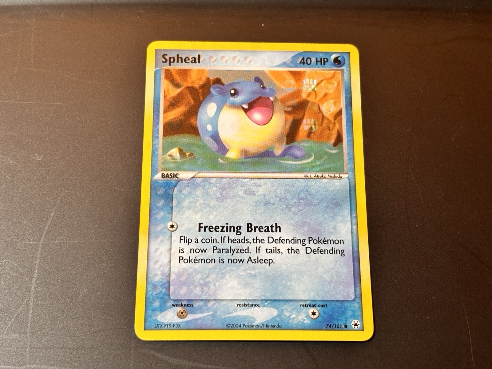 Spheal 74/101 Reverse Holo Hidden Legends Pokemon Card NM Vintage EX Era