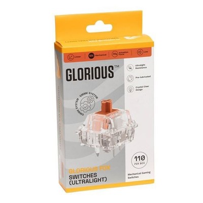 Glorious Fox Ultralight Linear Switches (81 PCS)