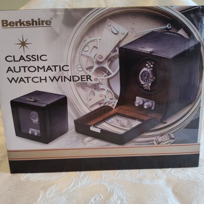 Berkshire Classic Automatic Watch Winder With Power Cord And Instructions