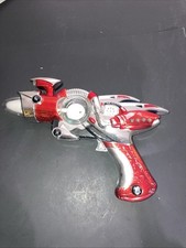 Vintage 11" Super Spinning Space Blaster Red and Silver Not Tested