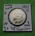 1921 S Morgan Silver Dollar FLASHY BU Gem TRUE BEAUTY Higher Grade Silver Coin
