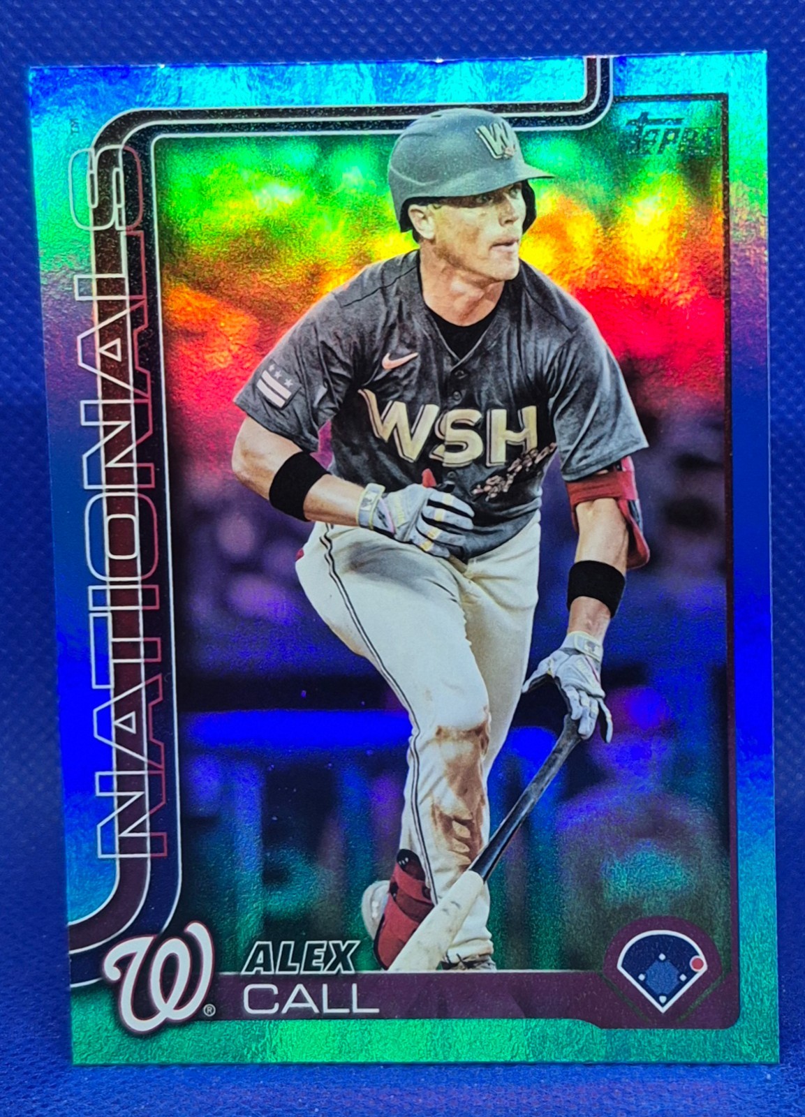 2025 Topps Alex Call #641 - Blue Foil /150
