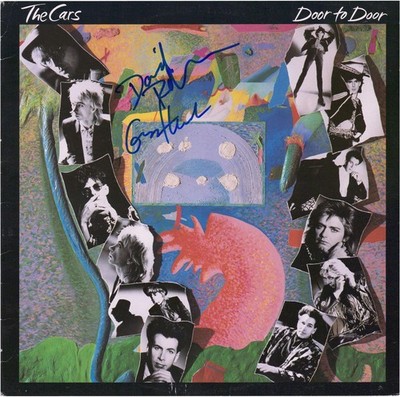 David Robinson & Greg Hawkes Signed The Cars Door to Door Cover - PSA/DNA COA