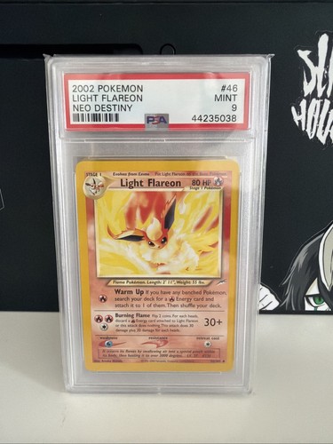 Light Flareon (Unlimited) graded PSA 9 for sale on eBay