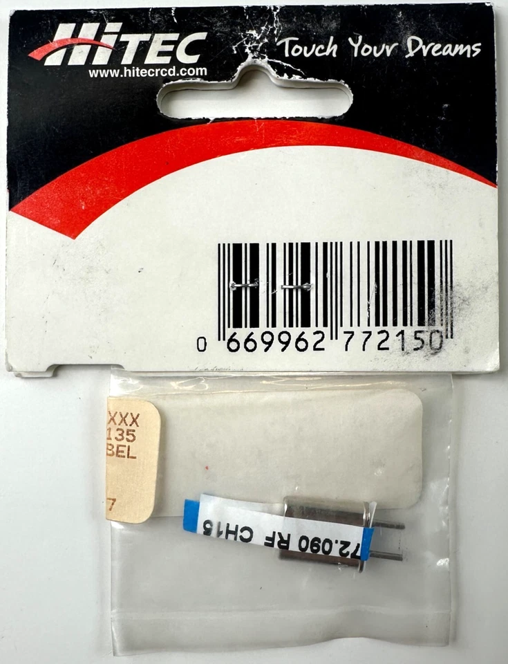 Hitec HRC 6677215 72.090 MHz Ch 15 Dual Conversion Receiver 72mHz Crystal New - Image 2 of 2